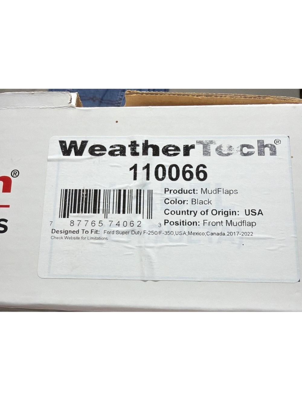 WeatherTech No-Drill MudFlaps - Picture 3 of 3